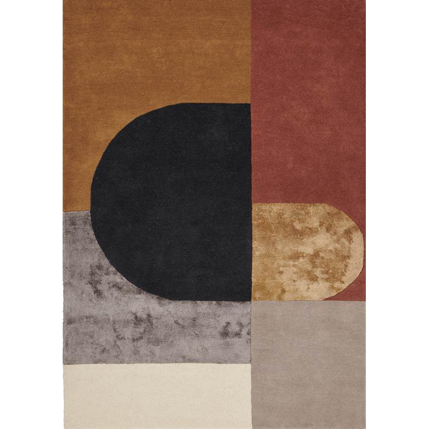 Vilja Mustard Rug by Linie Design