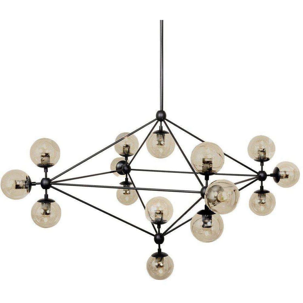 Modern Moda Max Chandelier 15 Globe