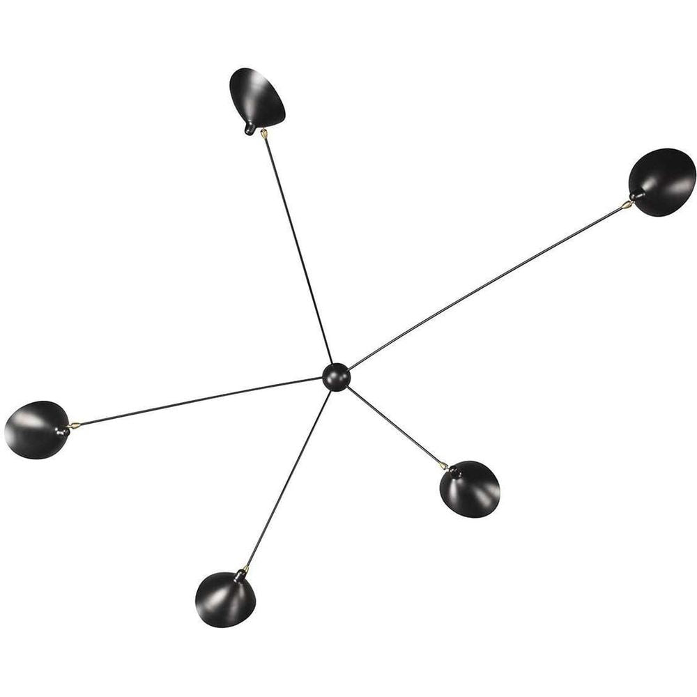 Mouille Five Arm Spider Sconce