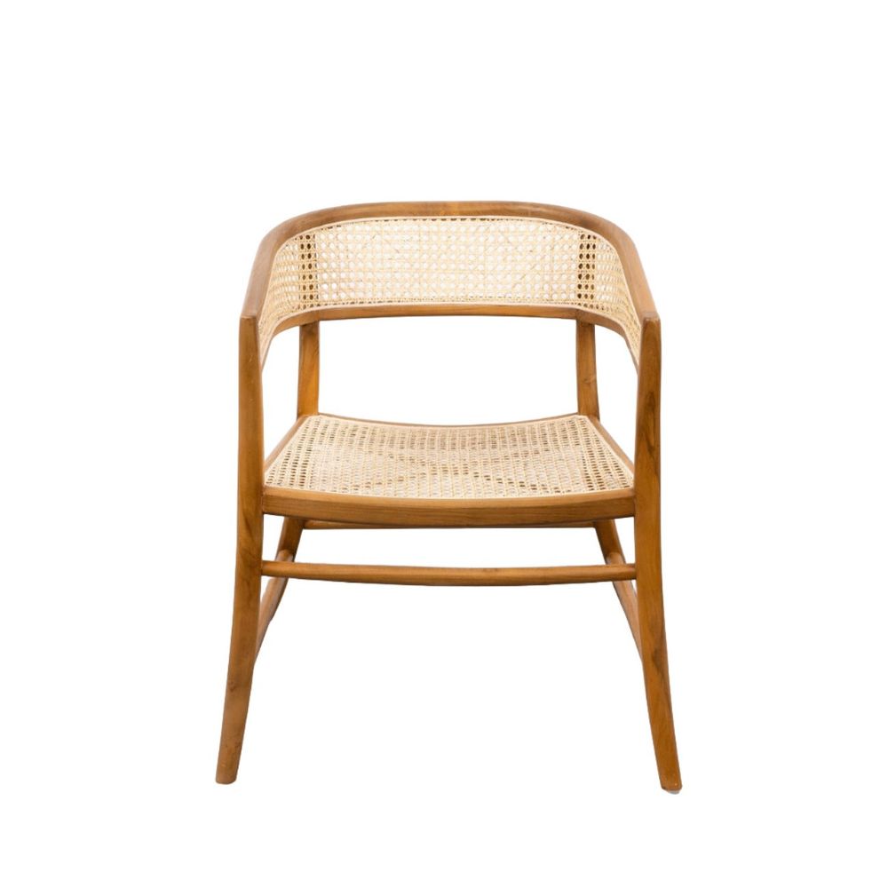 Fields Arm Chair with Cane Seat and Back