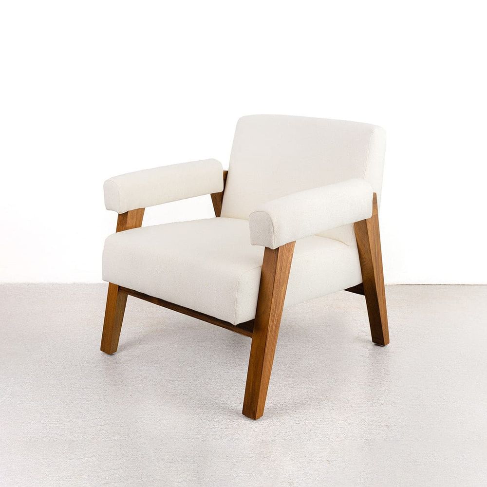 Pierre Jeanneret Advocate Upholstered Lounge Chair