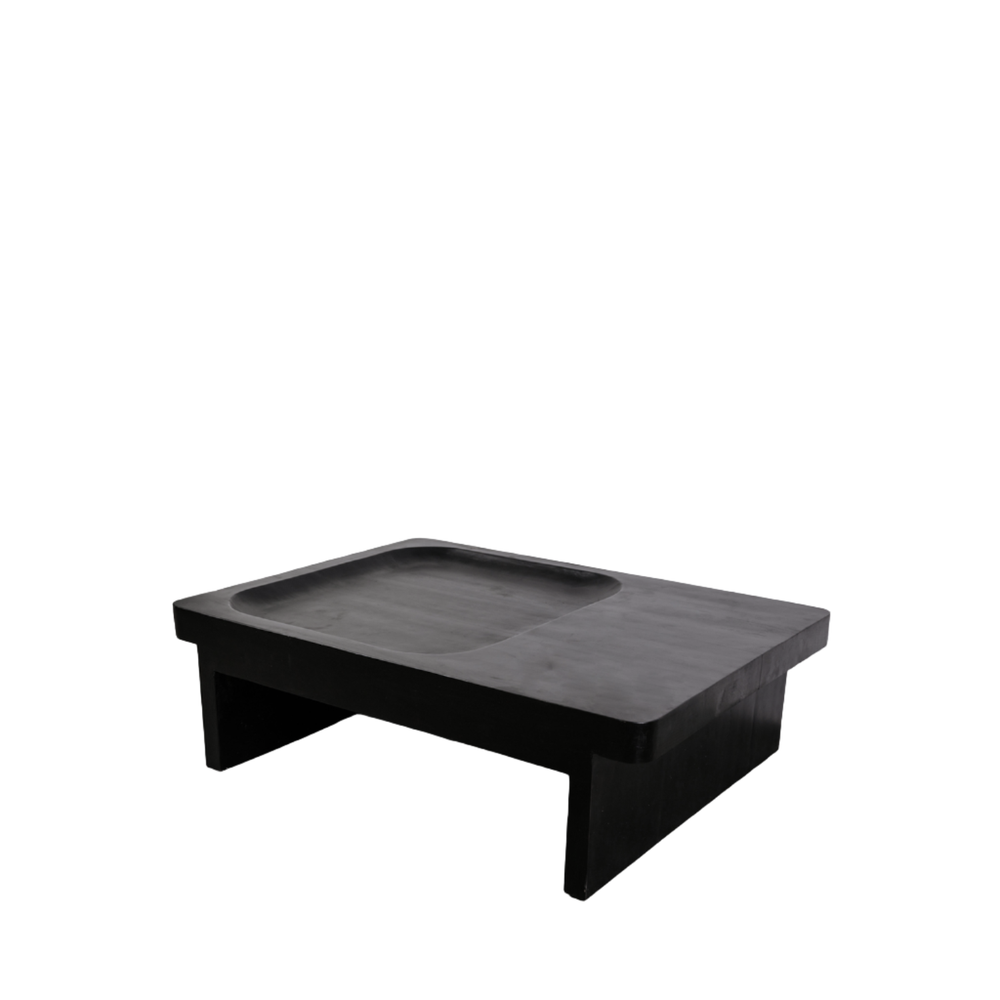 Holloman Carved Teak Coffee Table