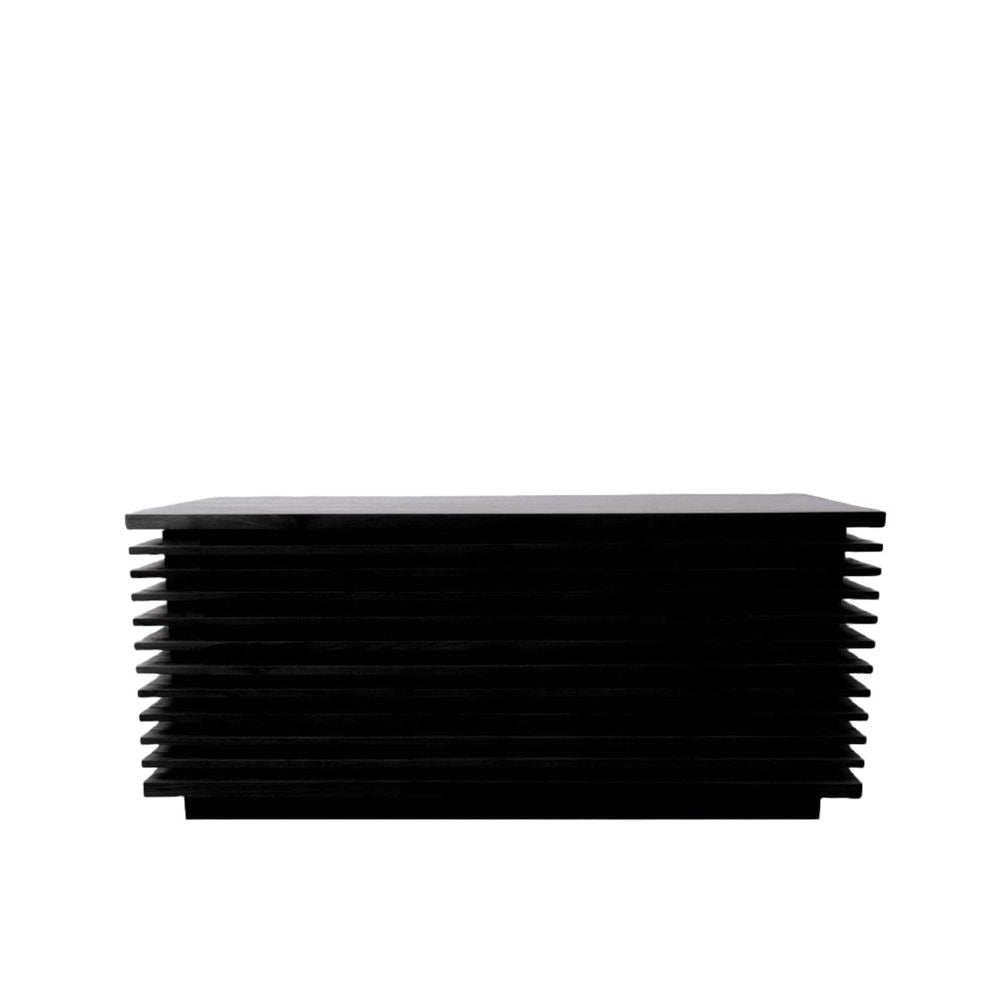 Jensen Slatted Teak Media Console - 35.5 inch