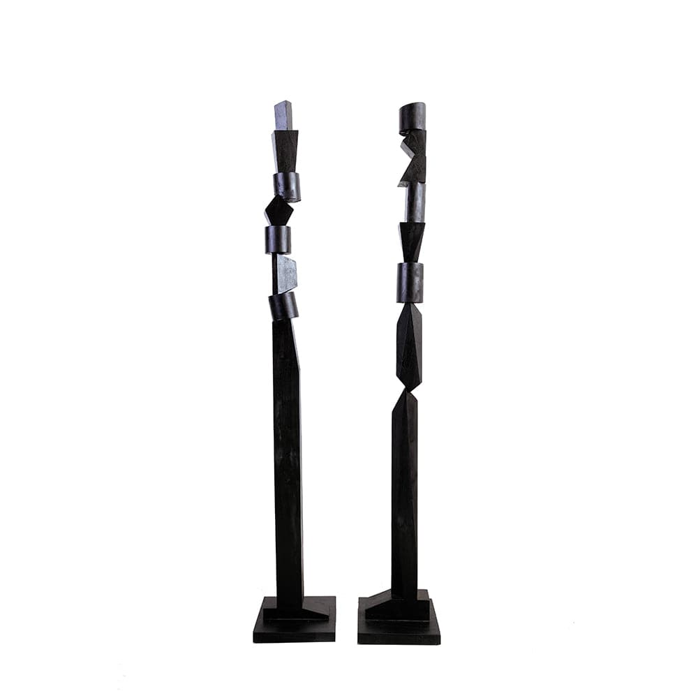 Totem Sculptures - Pair of 2