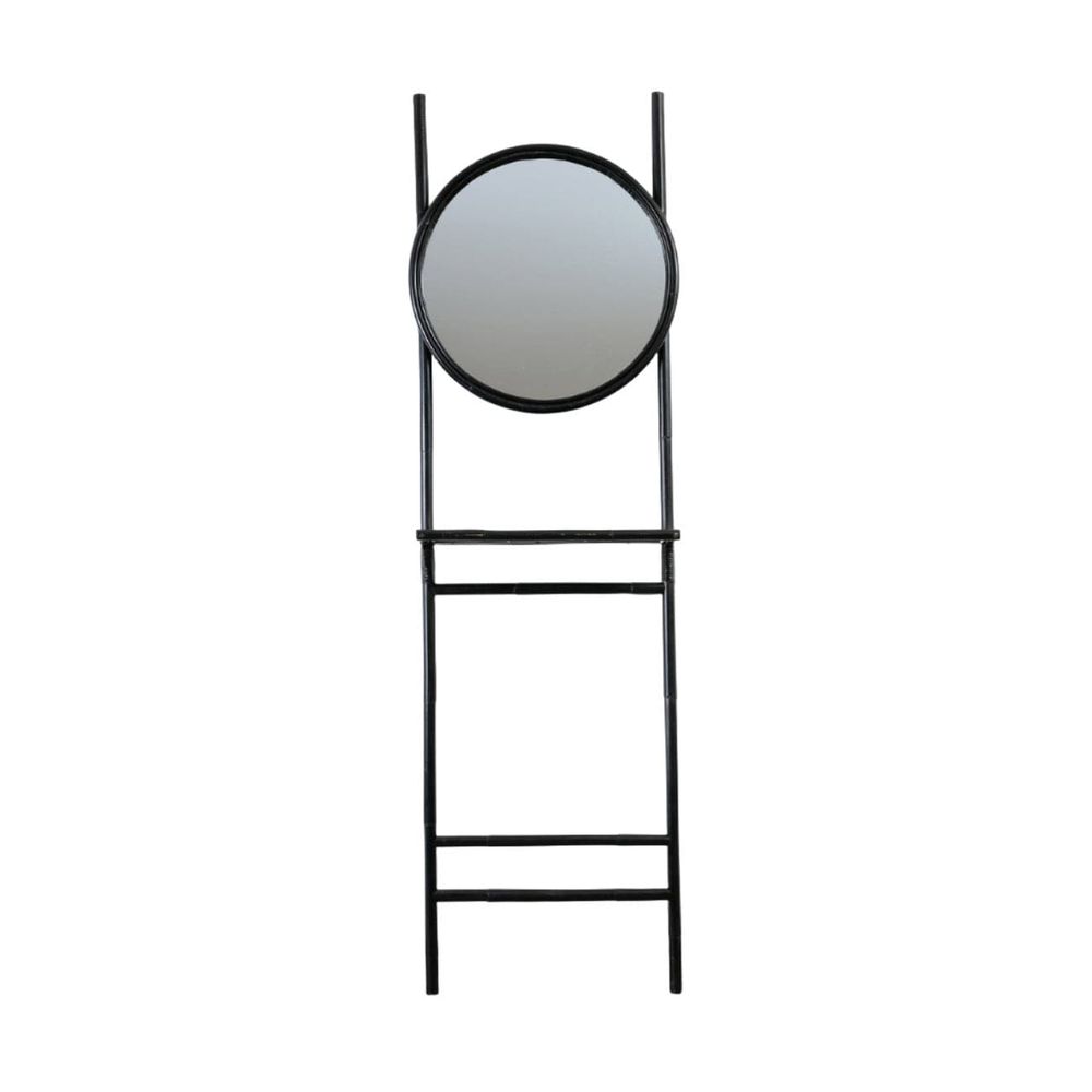 Aleida Standing Entry Mirror with Shelf