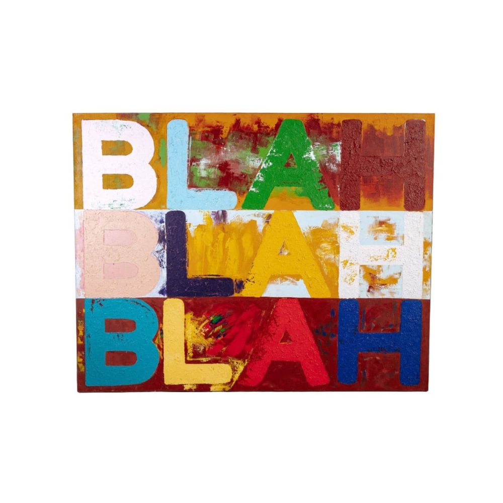 Blah Oil on Canvas 72 x 56 in [$1000 Gift Card w/ Purchase!]