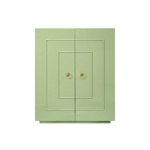 Judd Two Door Celadon Green Lacquer Cabinet