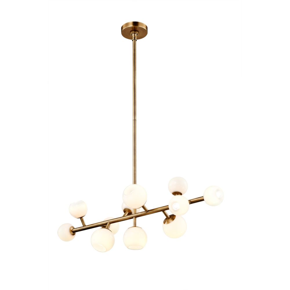 Vaccinium Branching Globe Linear Chandelier