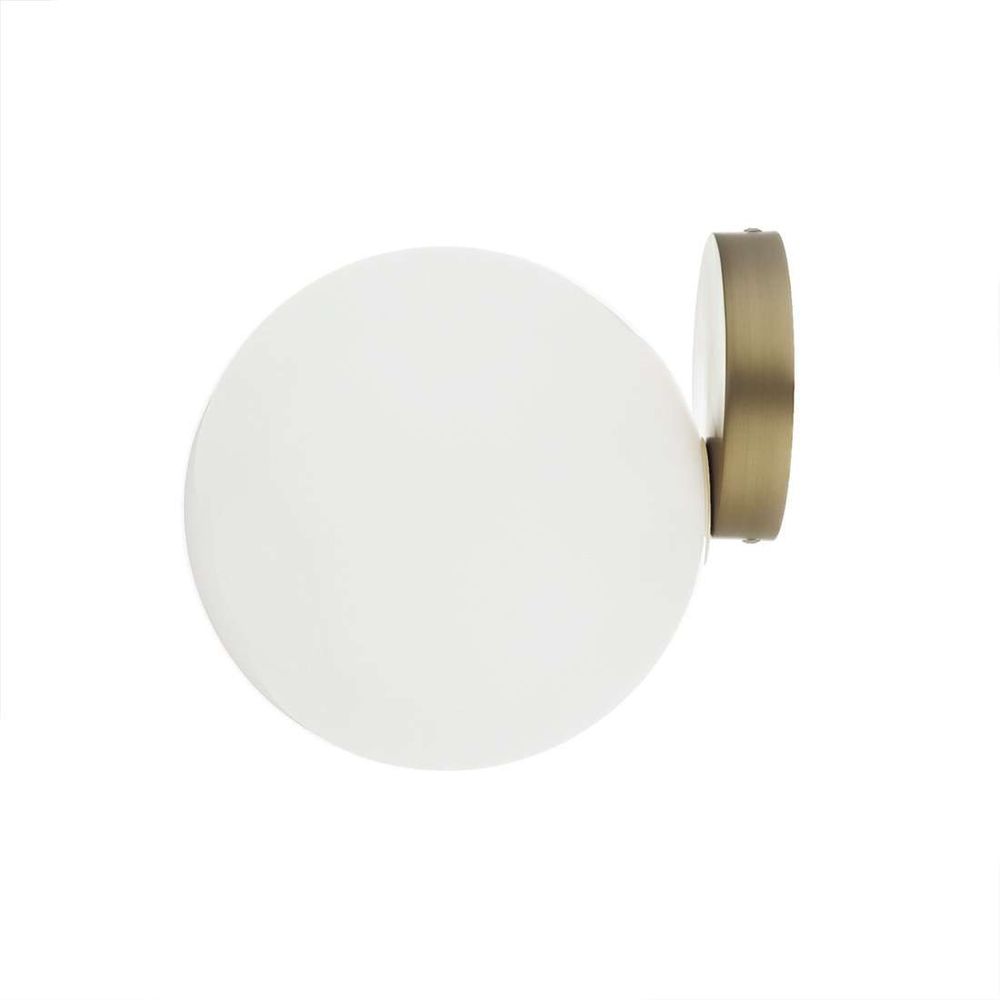 Brass & Globe Wall Sconce