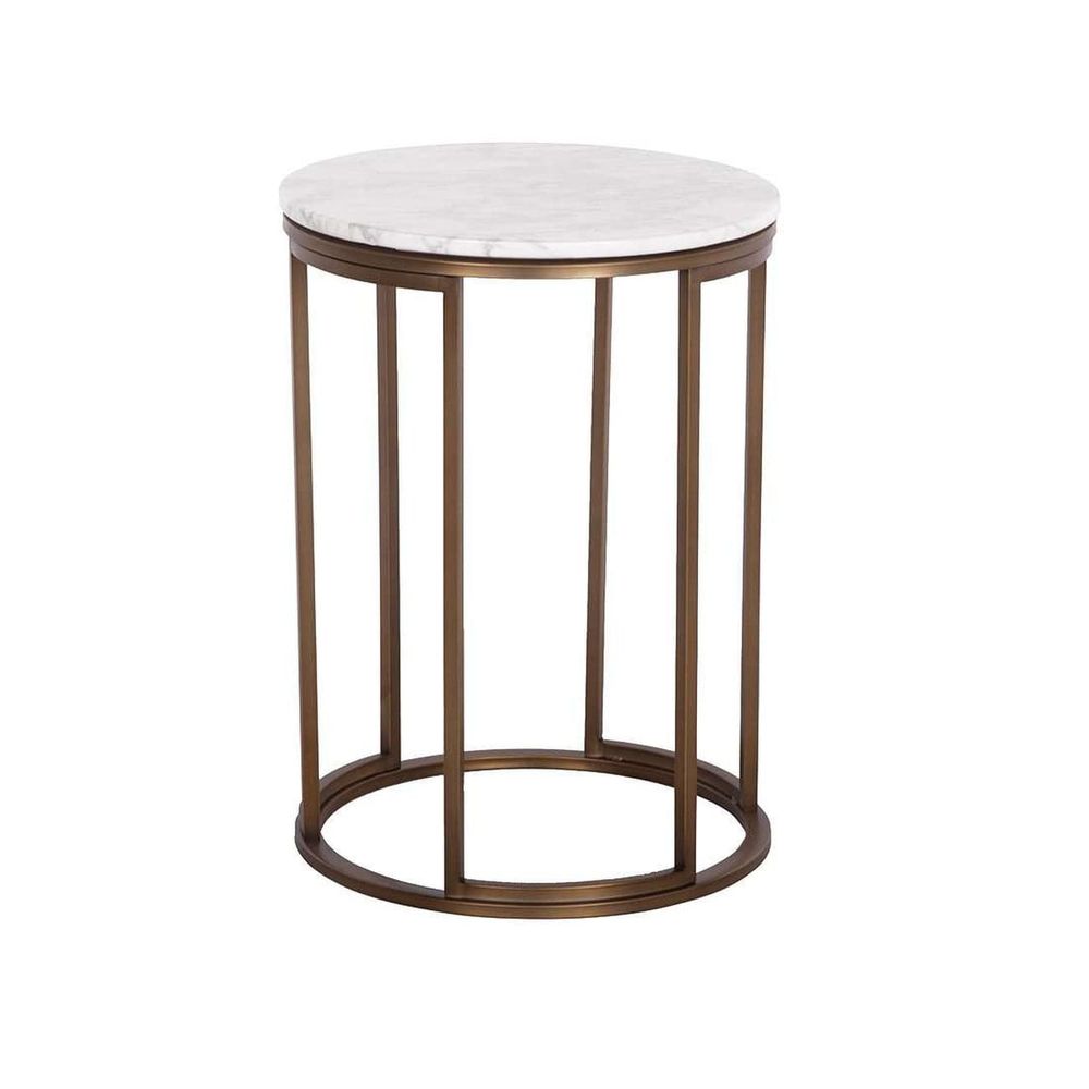 Porter Marble Side Table - Tall