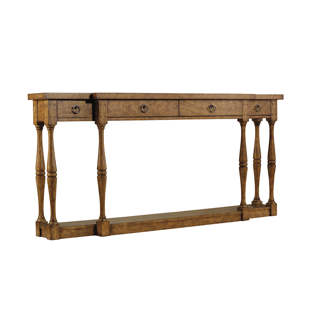 Sanctuary Four-Drawer Thin Console