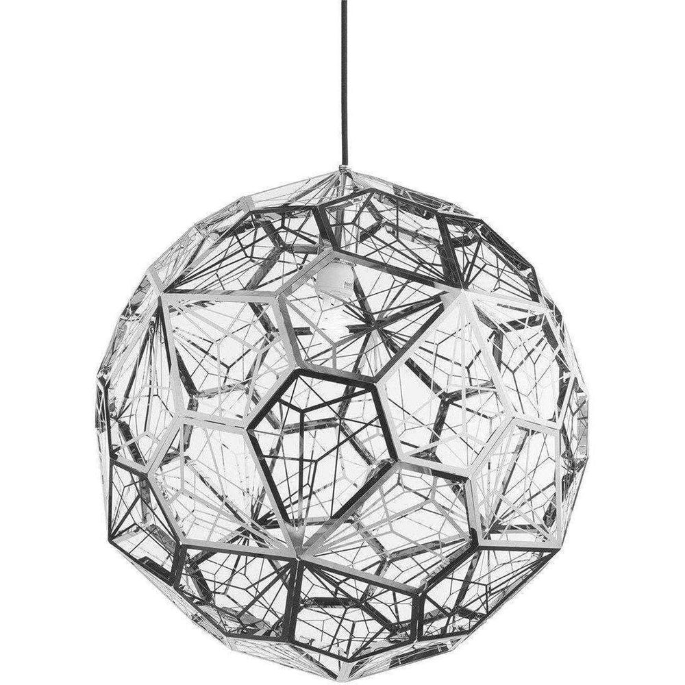 Etch Light Web Stainless Steel Pendant