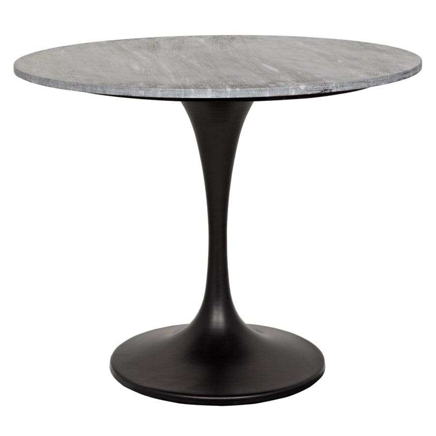 Laredo 40" Tulip Table - Night Snow Marble